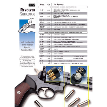 HKS スピードローダー 586A（S&W M586）｜カート、ショットシェル