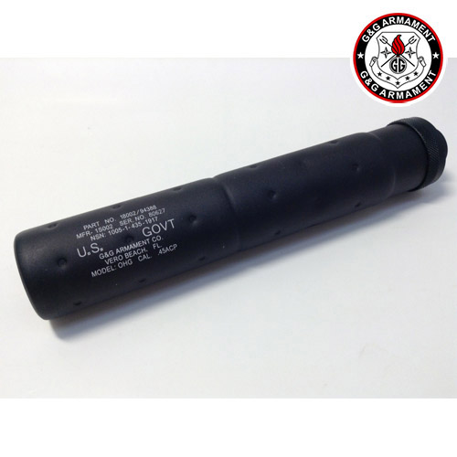 MGC製 モデルガン 共用サイレンサー (小) 長さ101mm直径23mm G&G SOCOM サイレンサー L 190*35 (14mm正ネジ) G-01-003