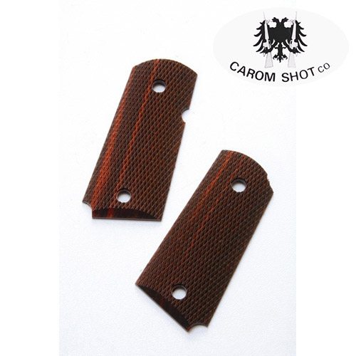 キャロムショット 木製グリップ 東京マルイ デトニクス 用 紫檀