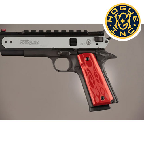 Hogue ホーグ アルミ グリップ コルト 1911 ガバメント フレア レッド