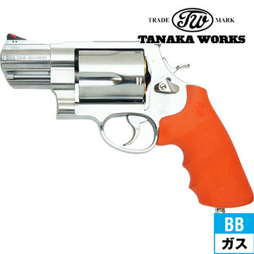 通販お得18歳以上 タナカ S&W M500 シルバーモデル ガスガン