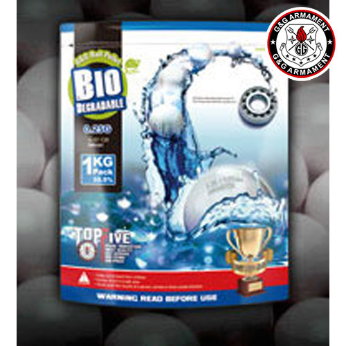 G&G バイオ BB弾 0.25g (4000発 1Kgパック 白) G-07-126｜BB弾｜電動