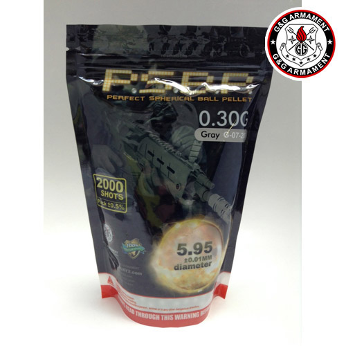 G&G BB弾 PSBP 0.30g (2000発 グレー) G-07-208｜BB弾｜電動ガン 