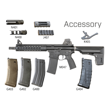 KSC M4 MEGA MKM CQB アッパーレシーバーと専用ハンドガード 等 KSC M4 MEGA MKM CQB アッパーレシーバーと専用ハンドガード 等