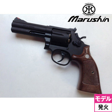 100%新品格安東京)マルシン S&W M586 4インチ HW モデルガン 塗装品 モデルガン