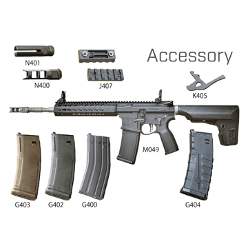 KSC Mega arms MKM マークスマン ガスブローバックライフル