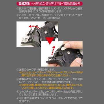 ライラクス カスタム セーフティレバー 東京マルイ GBB ハイキャパ 5.1