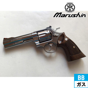 マルシン S&W M629 クラシック Xカート仕様 ハーフチェッカー木製