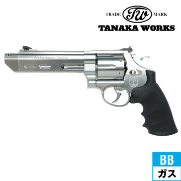 絶版 タナカ S&W M629 実物 ホーググリップ シルバーメッキ