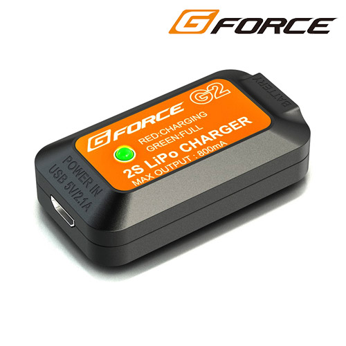 G-FORCE 充電器 G2 USB 接続 チャージャー リポ バッテリー 2セル｜充電グッズ｜電動ガン・モデルガン・エアガン通販ならHBLT