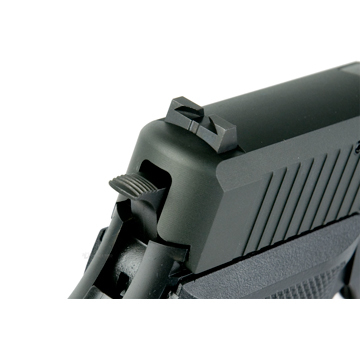 デトネーター スライドセット 9mm 拳銃 陸上自衛隊 タナカ SIG P220 ガスブロ IC シリーズ用 サイト＆アウター付  ブラック｜スライド・フレーム（ハンドガン）｜電動ガン・モデルガン・エアガン通販ならHBLT