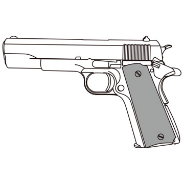 マルシン ガバメント M1911A1 ABS ブラック（発火式 モデルガン 組立