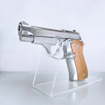 マルシン M84 強化版 木グリ付き ABS シルバー（発火式 モデル