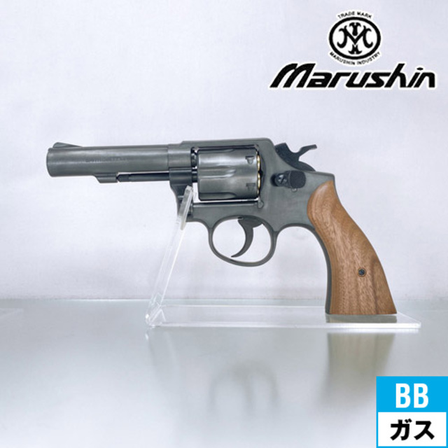 マルシン工業 マルシン S&W M10 ミリタリー＆ポリス Xカート 木製