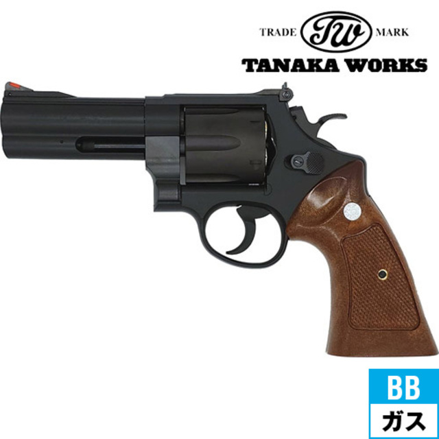 中古直販TANAKA WORKS(タナカワークス)ガスブローバックハンドガン LUGER P08(ルガー)BK(8inch)訳アリ中古品 元箱 ガス漏れ無し 初速80.8m/s ガスガン