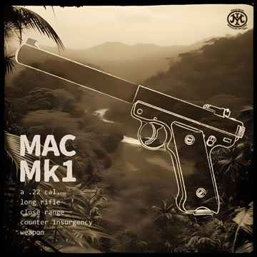 マルシン スタームルガー MAC Mk1 ABS シルバー（ガスガン 本体 6mm