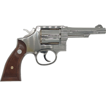 タナカワークス S&W M10 ミリタリー & ポリス .38spl Ver.3 ニッケルフィニッシュ 4インチ（発火式 モデルガン 完成  リボルバー）｜ハンドガン リボルバー｜電動ガン・モデルガン・エアガン通販ならHBLT