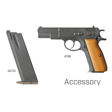 KSC 本体 (blk)：Cz75 1st ウッドグリップスペシャル（HW