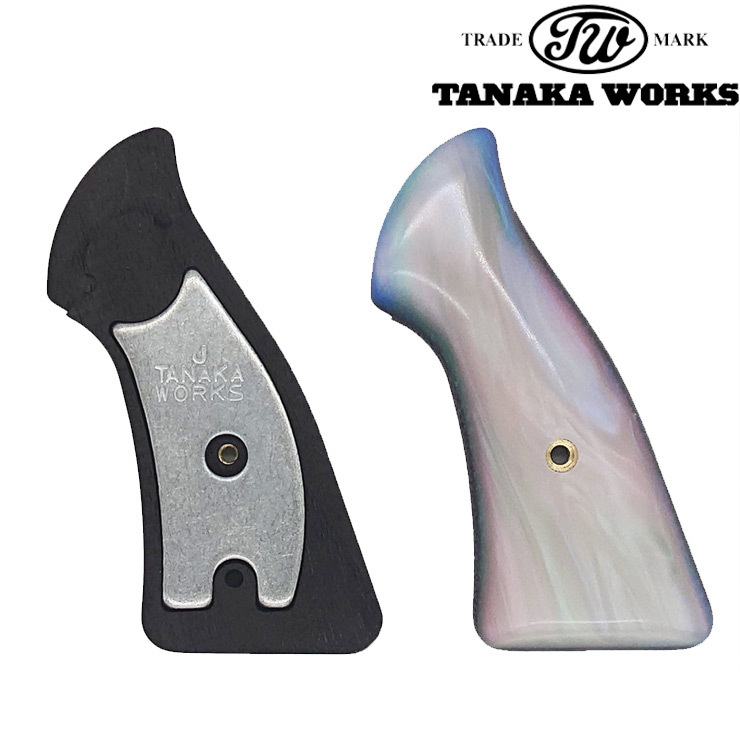 タナカワークス 木製グリップ＋Weight SW Jフレーム スクエア