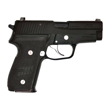 SIG SAUER P228 ハンドガン(固定ガスガン) エアガン】KHC SIG P228 固定ガスガン - YouTube
