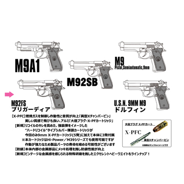 マルシン M92FS ブリガーディア ABS シルバー（発火式 モデルガン 完成