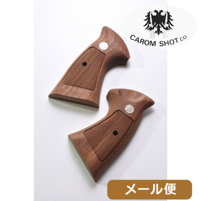 キャロム タナカ M29用ウォルナット オーバースクエア木製グリップ メダル入 キャロム タナカ M29用ウォルナット オーバースクエア木製