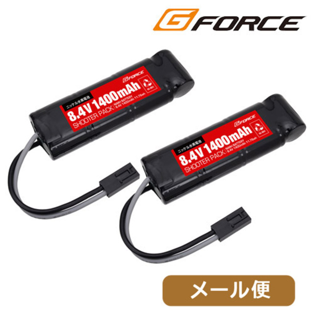 京商・g-force・バッテリー新品・5本セット G-FORCE ニッケル水素 バッテリー ミニS タイプ Shooter Pack