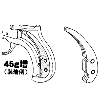 ハートフォード 新グリップウエイト コルト ライトニング M1877 用 メール便  対応商品｜Grip（グリップ）ハンドガン｜電動ガン・モデルガン・エアガン通販ならHBLT