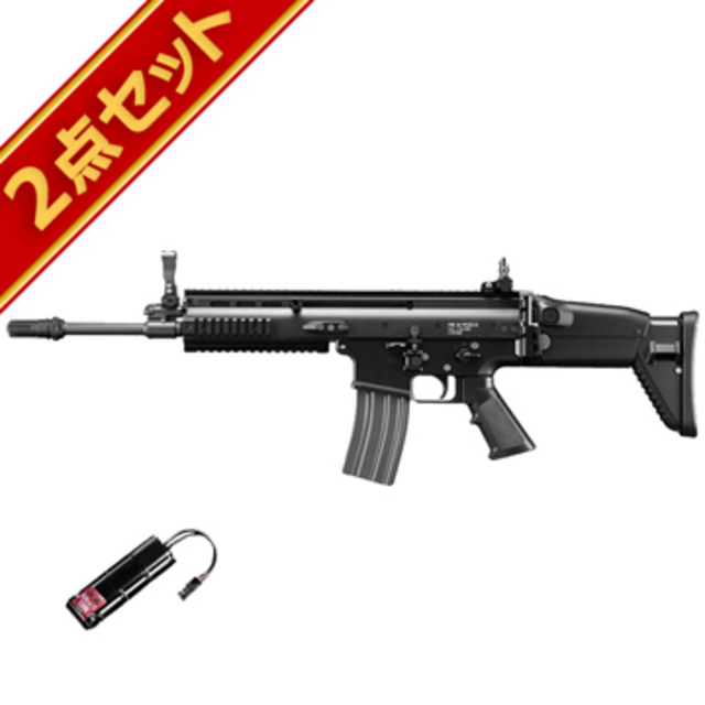 バッテリーセット 東京マルイ SCAR-L ブラック 次世代電動ガン｜次世代