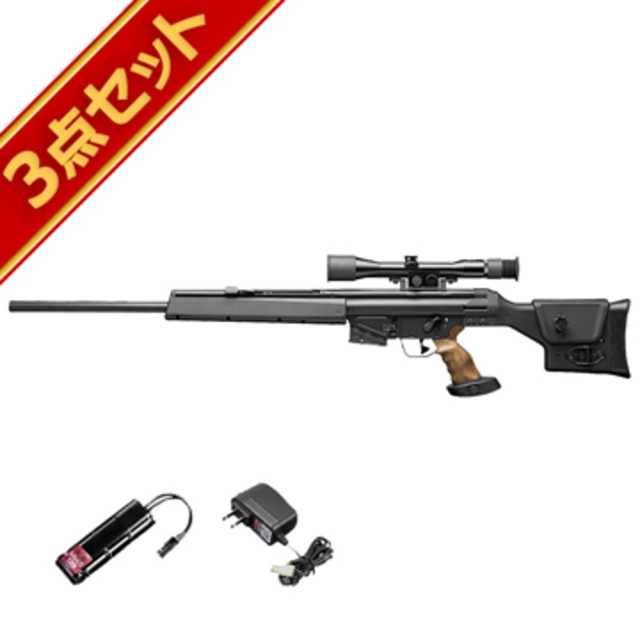フルセット 東京マルイ H&K PSG-1 電動ガン バッテリー 充電器セット