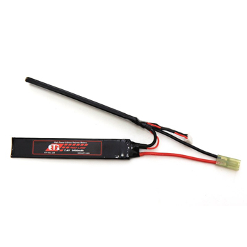 リポバッテリー 5点セット ET1 レッドライン 7.4v 1400mAh SOPMOD