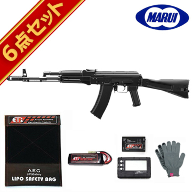 東京マルイ AK74MN 次世代電動ガン リポバッテリー フルセット｜次世代