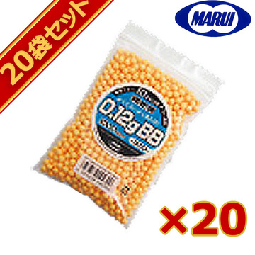 東京マルイ BB弾 0.12g 袋入（約1000発 オレンジ）20袋セット｜BB弾