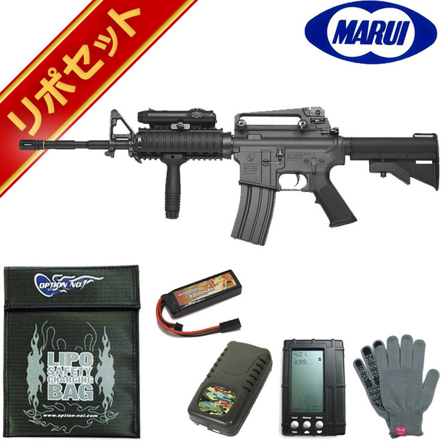 東京マルイ コルト M4 A1 RIS スタンダード電動ガン リポバッテリー