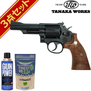 タナカワークス S&W M19 コンバット マグナム Ver3 4inch HW 4インチ ...