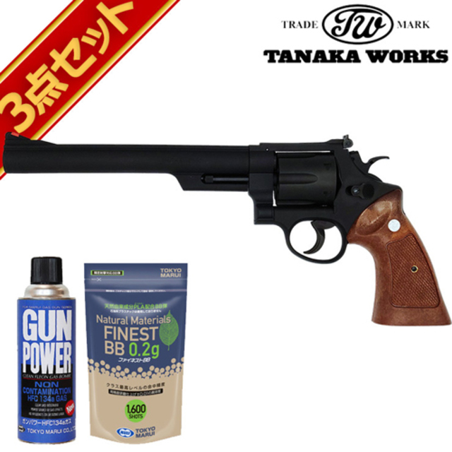 タナカワークス S&W M29 カウンターボアード Ver.3 HW ブラック 8-3/8 ...