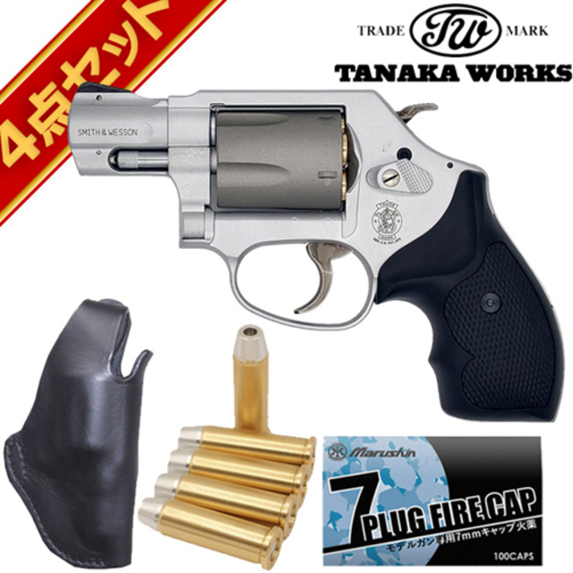 ABSモデルガン タナカ S\u0026W M360 SC 1-7/8バレル セラコート