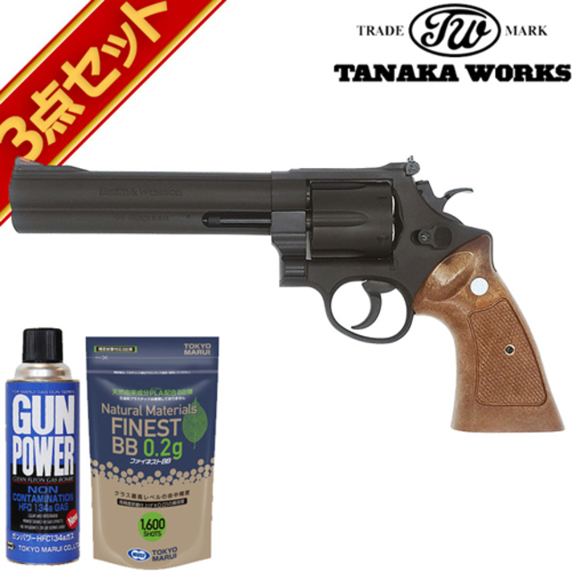 タナカワークス S&W M29 クラシック Ver.3 HW ブラック 6－1/2インチ