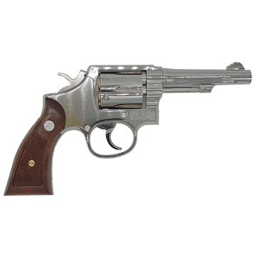 タナカワークス S&W M10 ミリタリー & ポリス .38spl Ver.3 ニッケルフィニッシュ 4インチ 発火式モデルガン  キャップセット｜ハンドガン リボルバー｜電動ガン・モデルガン・エアガン通販ならHBLT