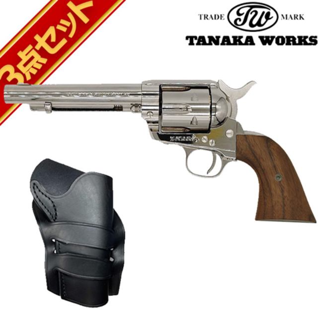 10月9日入荷 予約商品】タナカワークス Colt SAA.45 2nd Gen ペガサス2 ABS ニッケルフィニッシュ 5_1/2 インチ  アーティラリー ガスリボルバー 木グリ ホルスター セット｜ハンドガン リボルバー｜電動ガン・モデルガン・エアガン通販ならHBLT