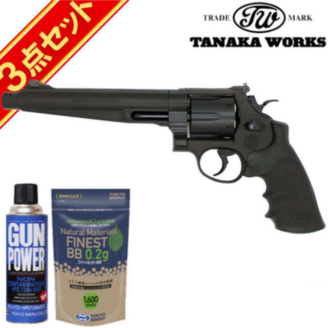 タナカワークス S&W M29 PC コンプハンター Ver.3 HW ブラック 7.5